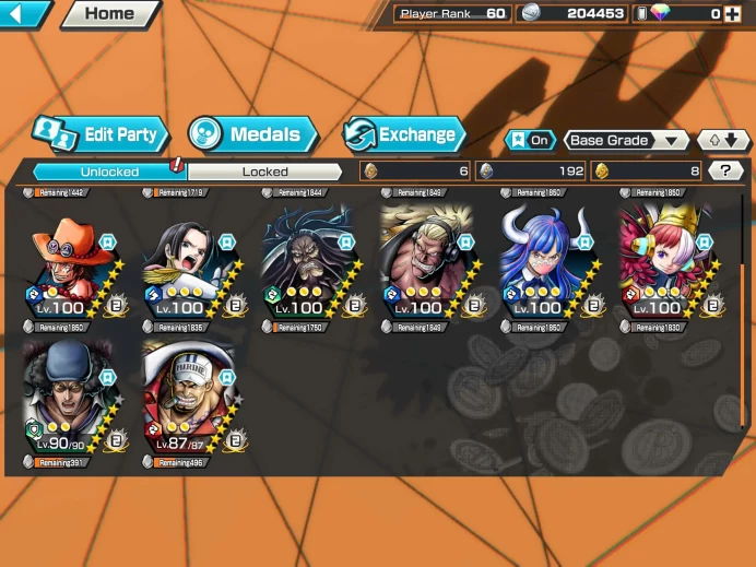 BR482-Hyber 43+5 Ex(Kuzan+Akainu+Luffy+White Beard+Shank)Good Medal+Support 162%+Bullet Max+Boa Max+Uta Max+Ulti Max+Sabo Stempede Max+Young Ray