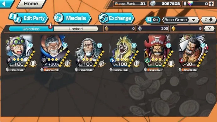 BR485-IOS+Android-Garp Boost 3+Roger Max+Good Medal+Support 147%+Egghead Luffy Max+Koby Max+Rayleigh v3 Max+Oden v2+S-Bear+Dorry+Robin+Kaku