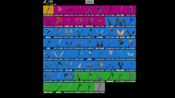 [PC/PSN] | 47 skins | Leviathan Axe |Menace |Fusion |Valeria |Mandalorian |Peter Griffin |Fade |Lexa |Cameo vs Chic |Polar Peely | Mancake | S4G