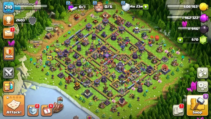TH15| LVL210| Heroes(K82 Q90 M60 W65 R40) | BM35| 2114War Stars| 5Skins|C118