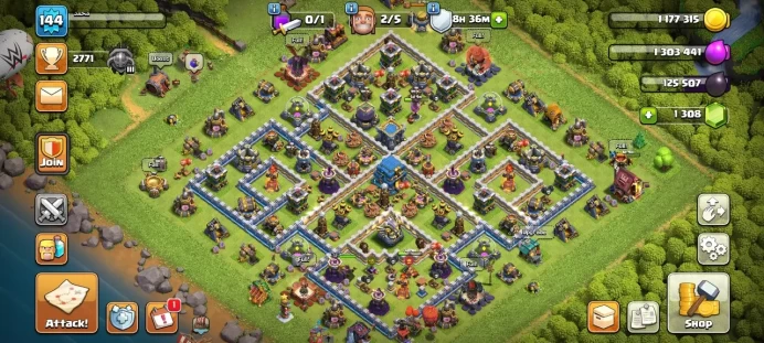 Th 12 / LeveL 144 / Gems 1308 / Heroes (52 52 28 25) / CN 500 / code 384