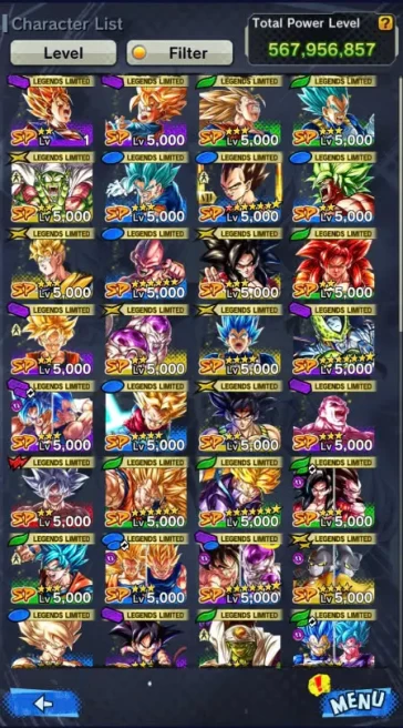 D364-38 Legends+Vip Equipment+Good Team Ready PVP+Have Story+Gotenks Red Star+God Goku