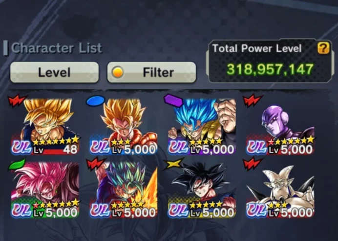 D368-IOS+Android-8 UL(Goku Uis+Hit+Rose+Gogeta+Vegito+Super Gogeta)+49 Legends+Vip Equipment+Good Zenkai+Nice Team+ SS3 Vegeta+Vegtio+Gotenks