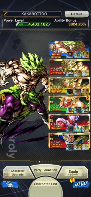 D371-IOS+Android-UL Beast Gohan+Nice Team Broly+24 Legends+Vip Equipment+Broly Full Red Star+Zamasu Red+Broly Zenkai+Rose+Goku+Namek Goku