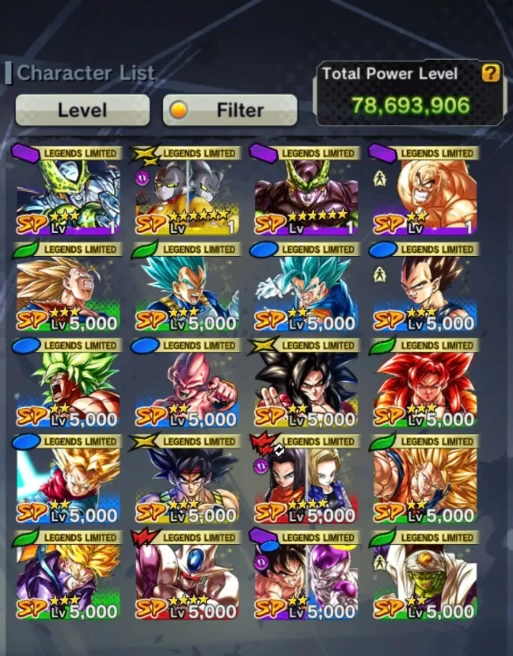 D372-IOS+Android-6 UL(Cell+Rose+Majin Vegeta+Turles+Super Gogeta)+20 Legends+Good Equipment+Team Cell+Team Android+Perfect Cell+Gammar