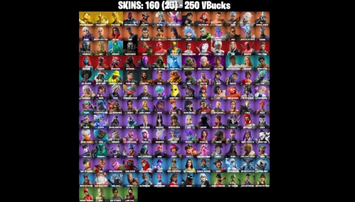 160 SKINS  PC/PSN/XBOX/NINTENDO  LEVIATHAN AXE GOLD MIDAS  GOLD BRUTUS  DEADPOOL  GOLD MEOWCLES - FULL ACCES
