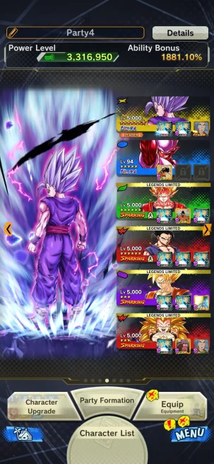 D376-IOS+Android-UL Beast Gohan Full Red Star+Janemba+Team Gohan+33 Legends+Good Equipment+SS2 Goku+Vegito+Goku Black+Gotenks+God Goku