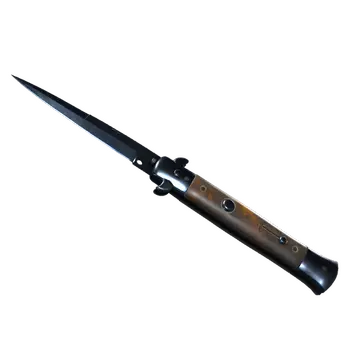 Stiletto Knife | Blue Steel (Well-Worn)