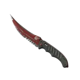 Flip Knife | Crimson Web (Battle-Scarred)