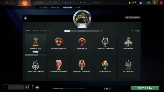 120 LVL!!! _Behavior: 9375_Previous Rank: Archon 5 (2926-3079 MMR)_NO VAC_30 Days Warranty  _ 7405 hours ///