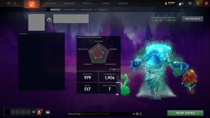 41 LVL_Behavior: 10116 _Previous Rank: Crusader 2 (1694-1847 MMR)_NO VAC_30 Days Warranty_1,144 hours //