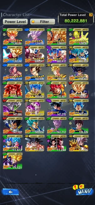 D378-IOS+Android-UL Beast Gohan Full Red Star+Super Gogeta)+29 Legends+Good Equipment+SS2 Goku+Vegito Green+God Goku+SS3 Goku+Super Baby 2
