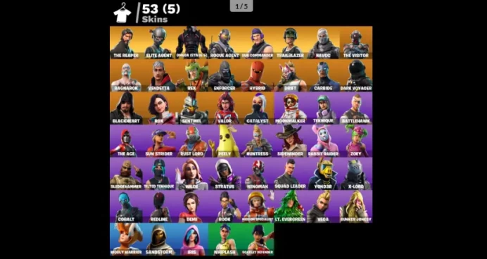 [PC/PSN/XBOX] 53 skins | Take The L | The Reaper | Elite Agent | Omega (stage 5) | Rogue Agent | Sub Commander | #HFN751