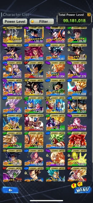 D383-IOS+Android-UL(Beast Gohan+Gokui Uis+Super Vegito)+36 Lengends+Good Equipment+New SS4 Goku+Goku Ui Zenkai+Gammar Red Star+Vegito+Goku Black