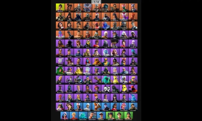 PC/XBOX 116 Skins | Deadpool |Midas |Lara Croft | Peely |World Warrior |Luxe |Eternal Knight |Spire Assassin |Ronin |Zenith | Joey | Singularity