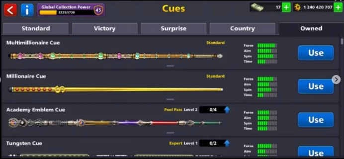 1.2BILLION+ COINS 112 LEVEL MILLIONARE +MULTIMILLIONARE CUE MUMBAI TROPHY COMPLETED Miniclip login