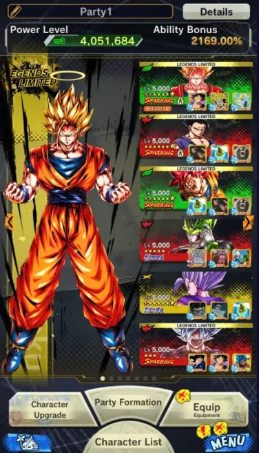 D385-IOS+Android-UL(Cell+Beast Gohan)+471 Millions Power+33 Legends+Vip Equipment+Good Team+SS2 Goku Red Star+God Goku Red Star+Good Sparking