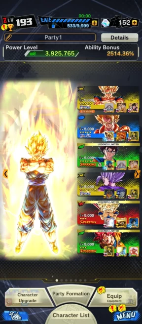 D389-IOS+Android-4 UL(Beast Gohan+Super Vegito+Super Gogeta)+25 Legends+Good Equipment+Team Fusion+Vegito+Goku&Vegeta+God Goku+Trunks