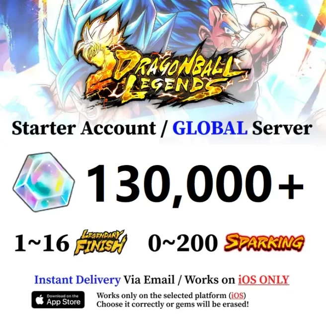 IOS 130,000+ Chrono Crystal Accounts - Automatic Delivery - Bandai ID Login