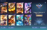 Hero 60 Skin 111|High Rank Glory 50|Transformer Roger, Sparkle Melissa, Atomic Miya, 4 Epic, 4 Blazzing|Take Email (MLBB957)
