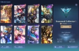 Hero 61 Skin 64|High Rank Glory 64|Badang Collector, Natalia Collector, Valentine Fanny, 2 Dragon tamer|Take Email (MLBB965)