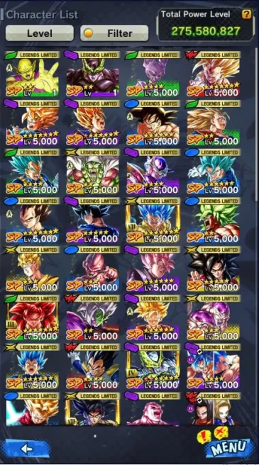 D393-IOS+Android-8 UL(Beast Gohan+Rose+Gogeta+Vegito+Super Gogeta+Hit)+48 Legends+Nice Equipment+Good Zenkai+Good Team Ready PVP+Red Zamasu