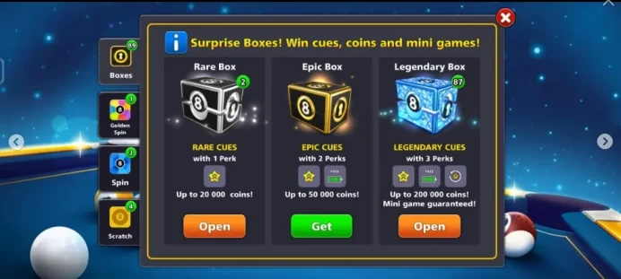 1 Billion Coin 2x Cue Max 76+ Legendary Box