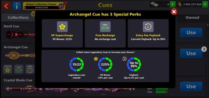 1BILLION COINS 6 CUES MAX 15 LEGENDARY CUES 30-40LIMITED EDITION RINGS 61CCP LEVEL 194 GOOD EMOJIS MINICLIP LOGIN PASSWORD CHANGE NOT POSSIBLE