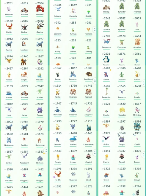lvl34,have 9 Legendary,Heatran Lugia Latios Kyurem Regirock etc,have 16 100IV pokemons,many nice pokemons  N8638
