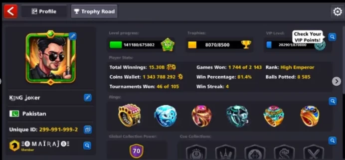 1.3BILLION+COINS 70CCP GOLDEN UID:299991999VIP DIAMOND20/20LEGENDARY CUES OPEN 1 EVENT CUES MAX VENICE RING FACEBOOK LINK POSSIBL MINICLIP LOGIN