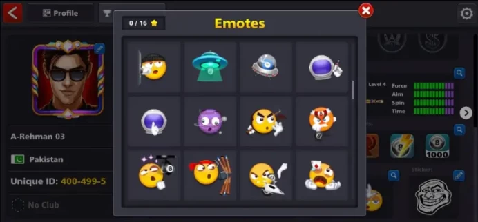 100 CCP 7 DIGIT SHORT GOLDEN UNIQUE ID 400-499-5 5.3 BILLION COINS 33K CASH 50-70 CUES MAXED 40 LIMITED EDITION RINGS 70+ EMOJIS MINICLIP LOGIN