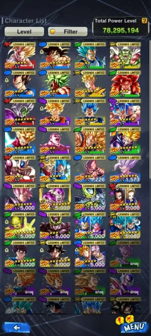 UL Gohan Beast 10S+31 Legends (GohanTrunk+Vegito+Goku black+Piccolo+Rose Goku+Frieza 8S+Beast Gohan+zamasu+Trunk+ss3 Goku) Good Equipment (716)