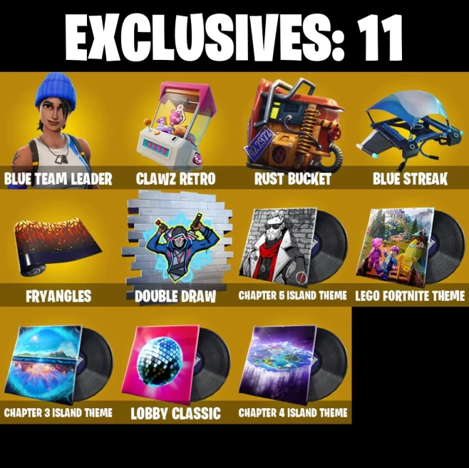 [PC/PSN/XBOX] FA 4 SKINS | BLUE TEAM LEADER | POLAR PEELY | BLIZZABELLE | KRISABELLE | CLAWZ RETRO | RUST BUCKET | LUNAR HYPERJET |