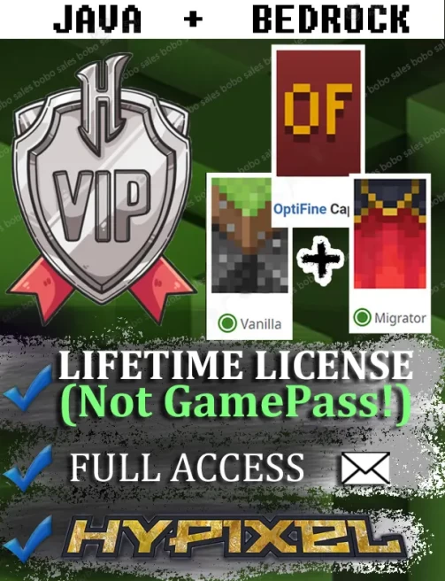 (OptiFine + Vanilla + Migrator Cape. Hypixel VIP) Account from 23-Mar-2024. Microsoft account with mail.