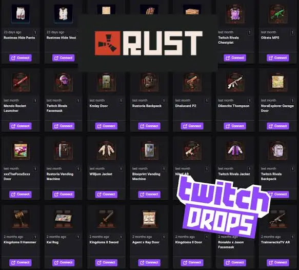 36 +37 +38 +39 ROUNDS RUST TWITCH DROPS 