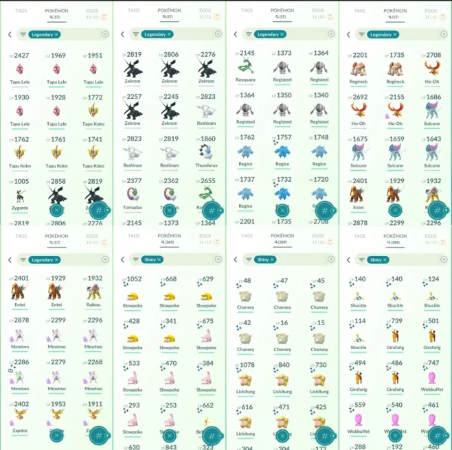 790 mystic lv40 Premium Shiny account: 389 shiny tradeable with rare shiny pokemon. Diancie ready to mega evolve. Shiny: shadow