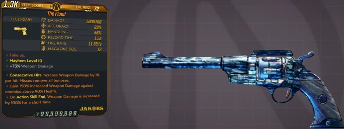 [PC/XB/PS] M10/L72 THE FLOOD - 5.030.760 DMG - 1.5s RELOAD - ANOINTEDx3 - INSANE DMG!