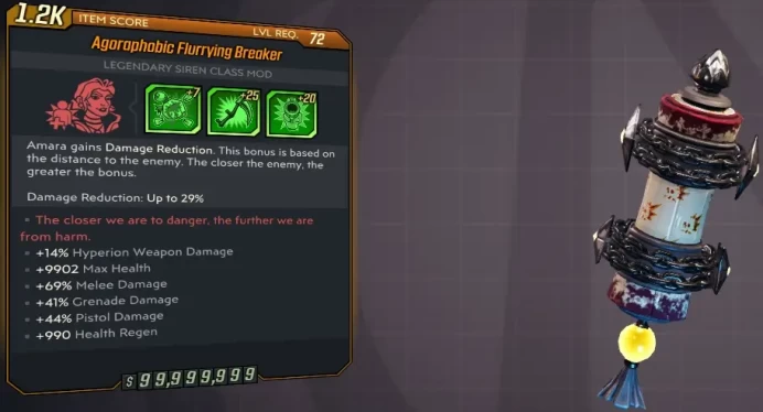 [PC/XB/PS] M10/L72 BREAKER - +25 FYC +20 PS +7 JC (14% HYP WPNDMG, 9902HP, 69% MELEE, 41% GRND, 44% PISTOL DMG, 990 HP REGEN)