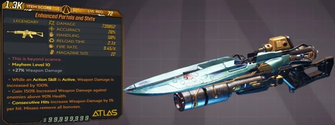 [PC/XB/PS] M10/L72 PORTALS AND SHITE - 739.852 DMG - 2.1s RELOAD - 9.45 FIRE RATE - ANOINTED x3