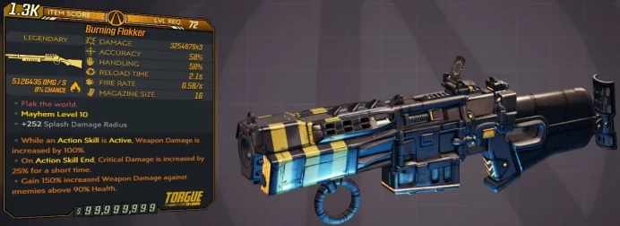 [PC/XB/PS] M10/L72 FLAKKER - 3.254.879x3 DMG (+5.126.435 FIRE DMG) - BIG SPLASH RADIUS - ANOINTED X3 - INSANE WEAPON!!!