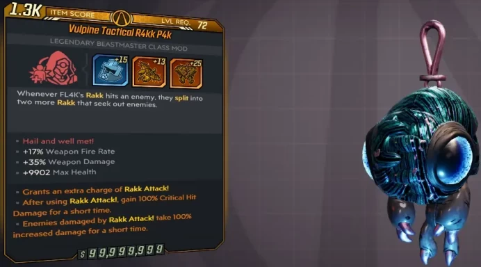 [PC/XB/PS] M10/L72 R4KK P4K - +15 +13 +25 (17% WPN FR, 35% WPN DMG, 9902 HP) - ANOINTED RAKK x3