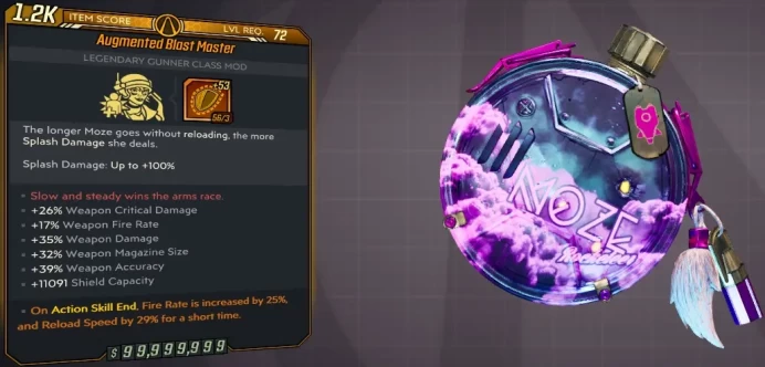 [PC/XB/PS] M10/L72 BLAST MASTER - +53 THIN RED LINE (26% WPN CDMG, 17% WPN FR, 35% WPN DMG, 32% WPN MAG SIZE, 39% WPN ACC, 11091 ES) - ANOINTED