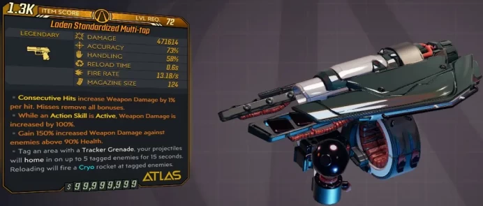 [PC/XB/PS] M10/L72 MULTI-TAP - 471.614 DMG - 13.18 FIRE RATE - 0.6s RELOAD - 124 MAG SIZE - ANOINTED x3