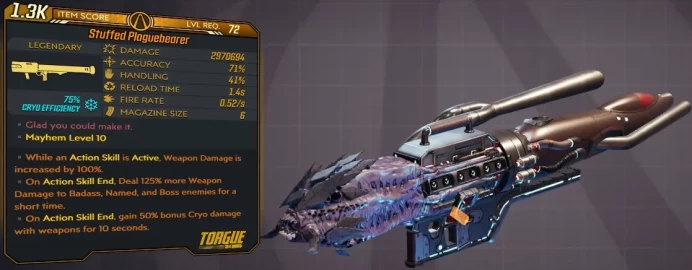 [PC/XB/PS] M10/L72 PLAGUEBEARER - 2.970.000 DMG (75% CRYO EFFICIENCY) - SICK WEAPON - ANOINTED x3