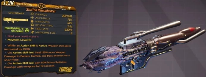 [PC/XB/PS] M10/L72 PLAGUEBEARER - 2.621.000 DMG (+1.967.866 RADIATION DMG) - SICK WEAPON - ANOINTED x3