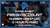 FRESH ACCOUNT BATTLE.NET | Number Verified | 0 Hours Played | Ready to Play | Instant Delivery #d1randywhitetsuyh94