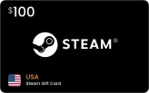 $100 Steam USD Gift Card