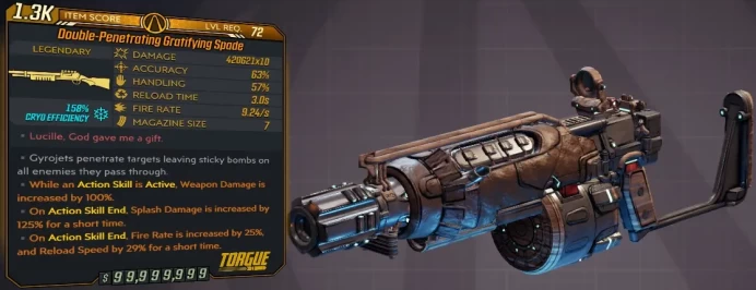 [PC/XB/PS] M10/L72 SPADE - 420.621x10 DMG (158% CRYO EFFICIENCY) - ANOINTED x3 - CRAZY DMG!!!