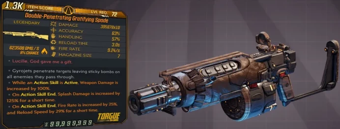 [PC/XB/PS] M10/L72 SPADE - 395.878x10 DMG (+623.508 FIRE DMG) - ANOINTED x3 - CRAZY DMG!!!