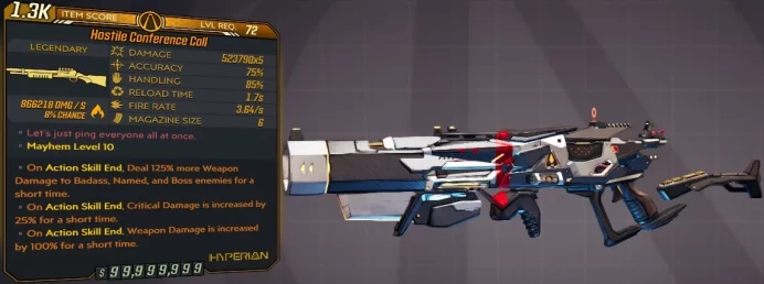 [PC/XB/PS] M10/L72 CONFERENCE CALL - 523.790x5 DMG (+866.218 FIRE DMG) - 1.7s RELOAD - ANOINTED x3